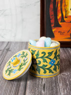 Blue Pottery Handmade Jar 1