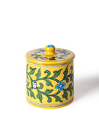 Blue Pottery Handmade Jar 1