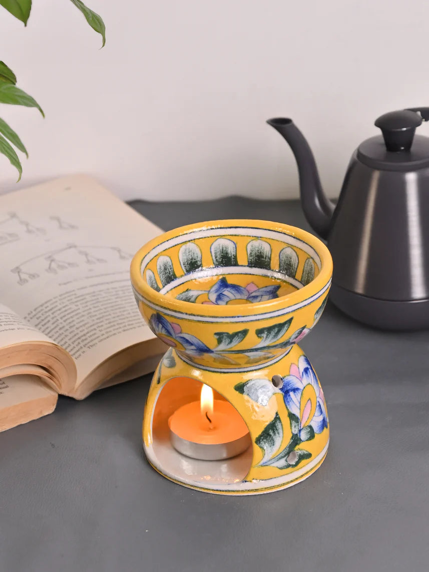 Handmade Aroma Oil Diffuser Yellow Color Small Main image