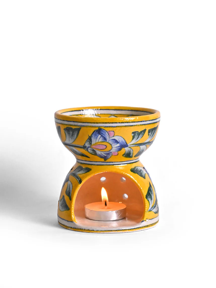 Handmade Aroma Oil Diffuser Yellow Color Small