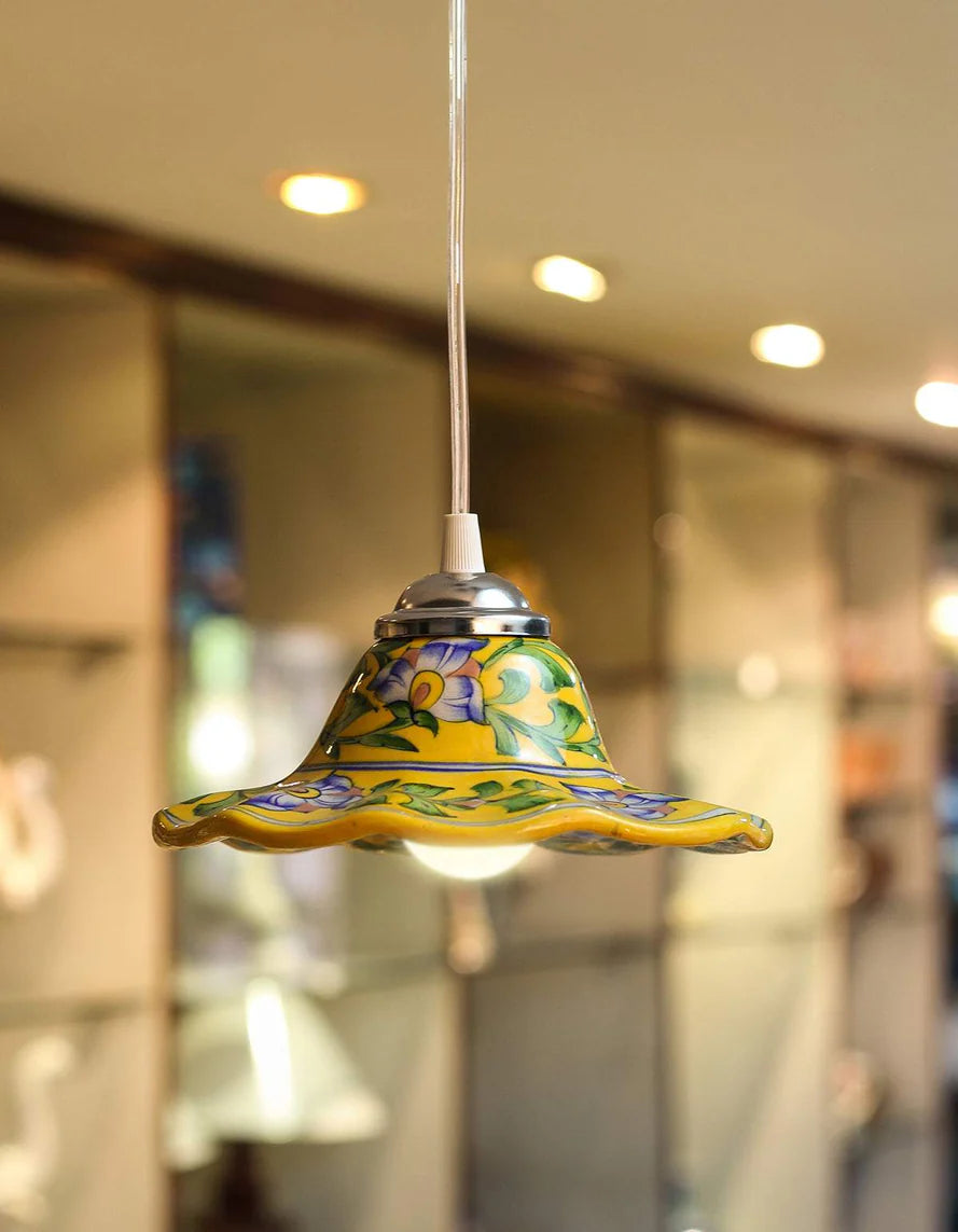 Yellow Color Hanging Lamp