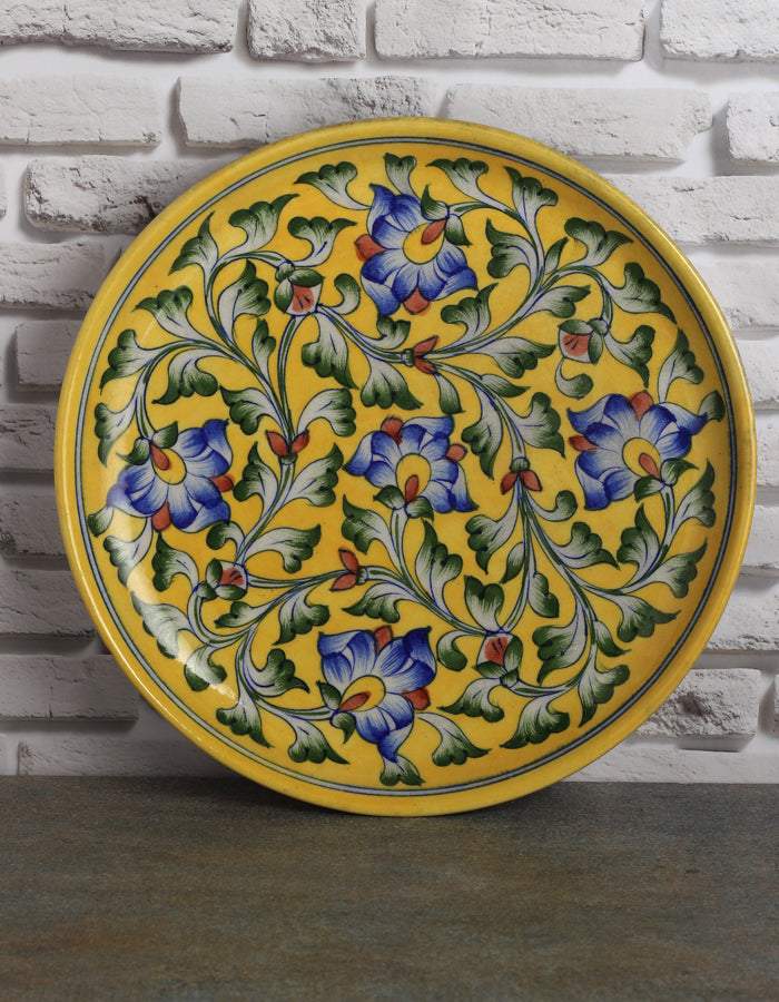 Yellow Vine Wall Plate